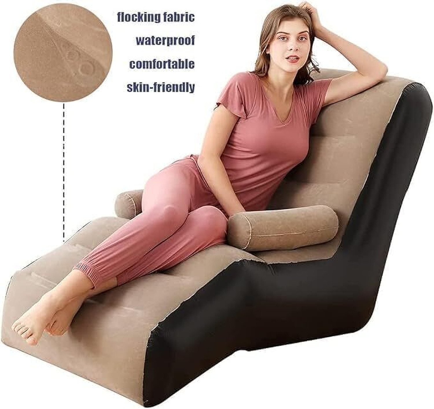 Image of sofaxyz 1 Seater Single Plastic Pull Out Sofa Cum Bed (Finish Color - black Delivery Condition - DIY(Do-It-Yourself))