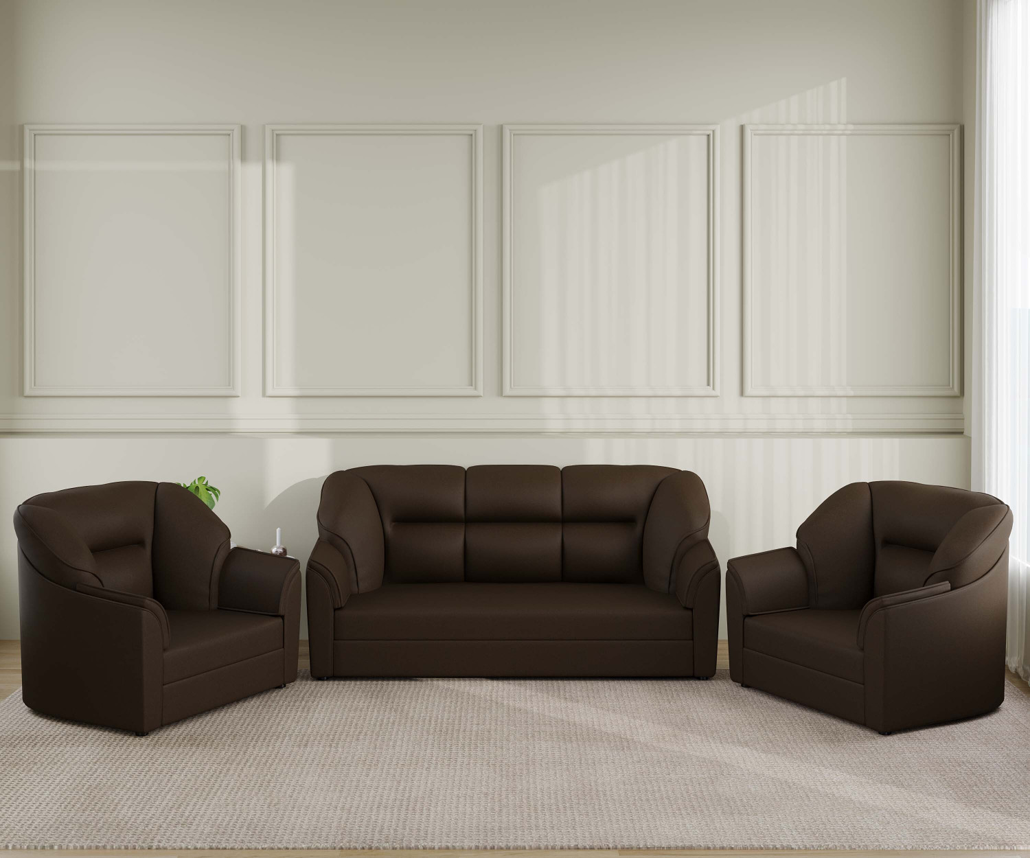 Herald Fabric 3+1+1 Sofa Set by WESTIDO - Image 1