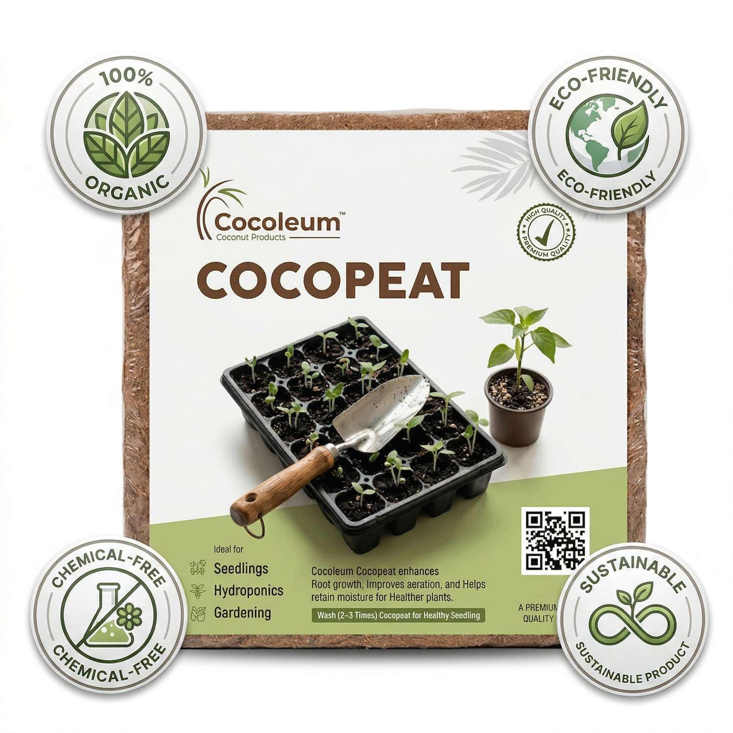 Cocoleum Coco Peat Block gallery 2