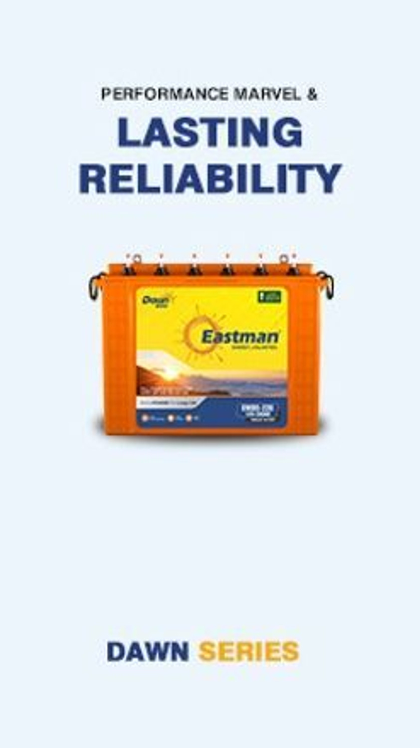Image of EASTMAN ED16536TT-150AH-C20 Flooded Solar Battery (12 V)
