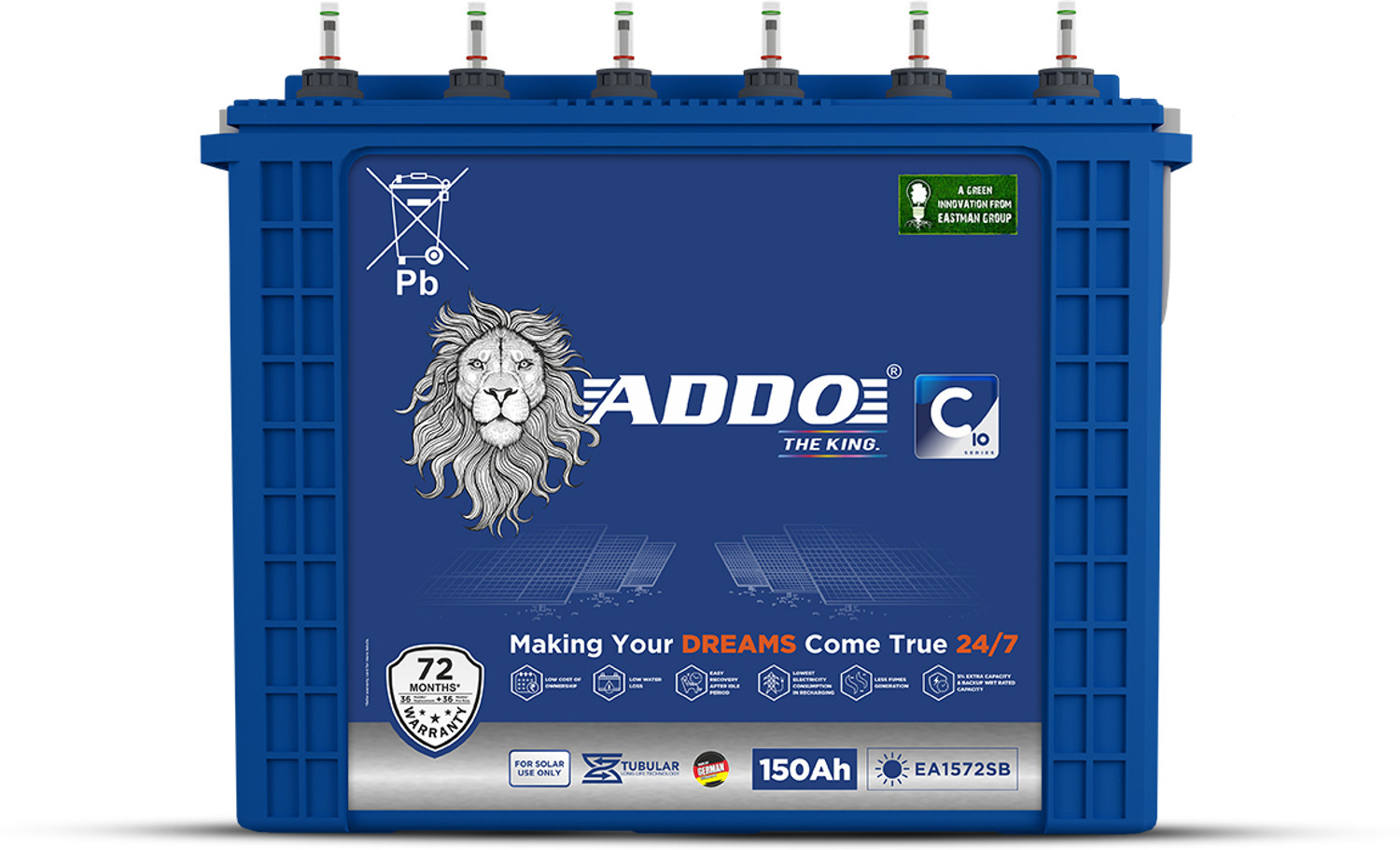 Image of NEWZENITHENTERP RC25000 Flooded Solar Battery (14 V)