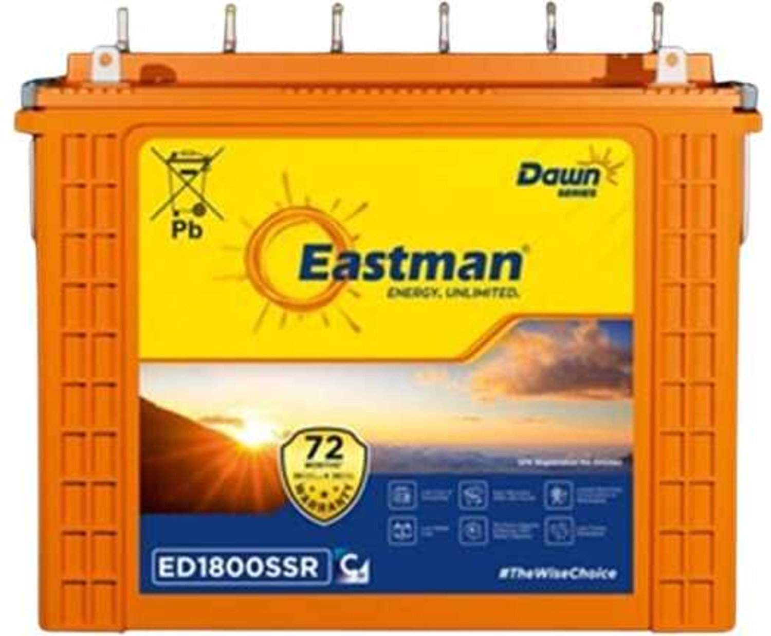 Image of EASTMAN ED16536TT-150AH-C20 Flooded Solar Battery (12 V)