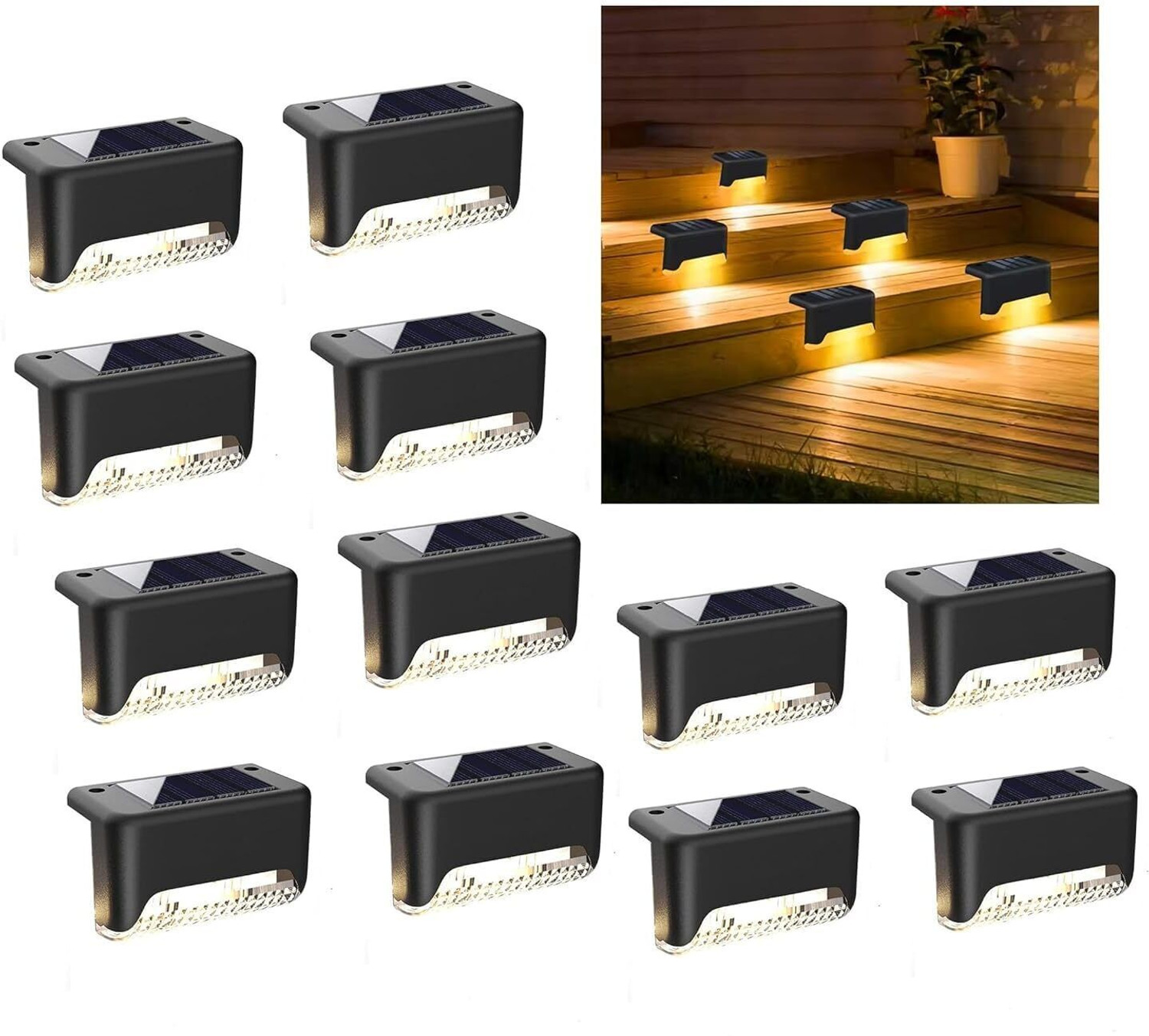 SCANF Solar Fence Lamp Set - Image 6