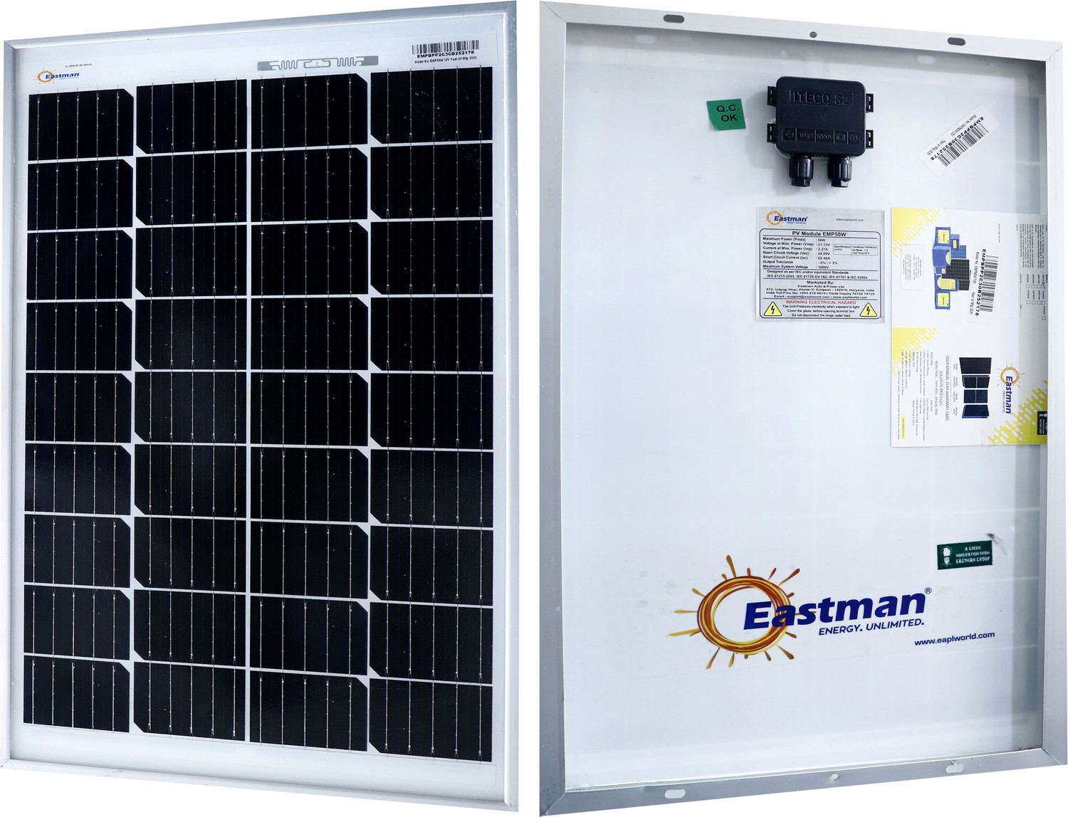 Image of Livfast 180w Solar Panel (Pack of 1)