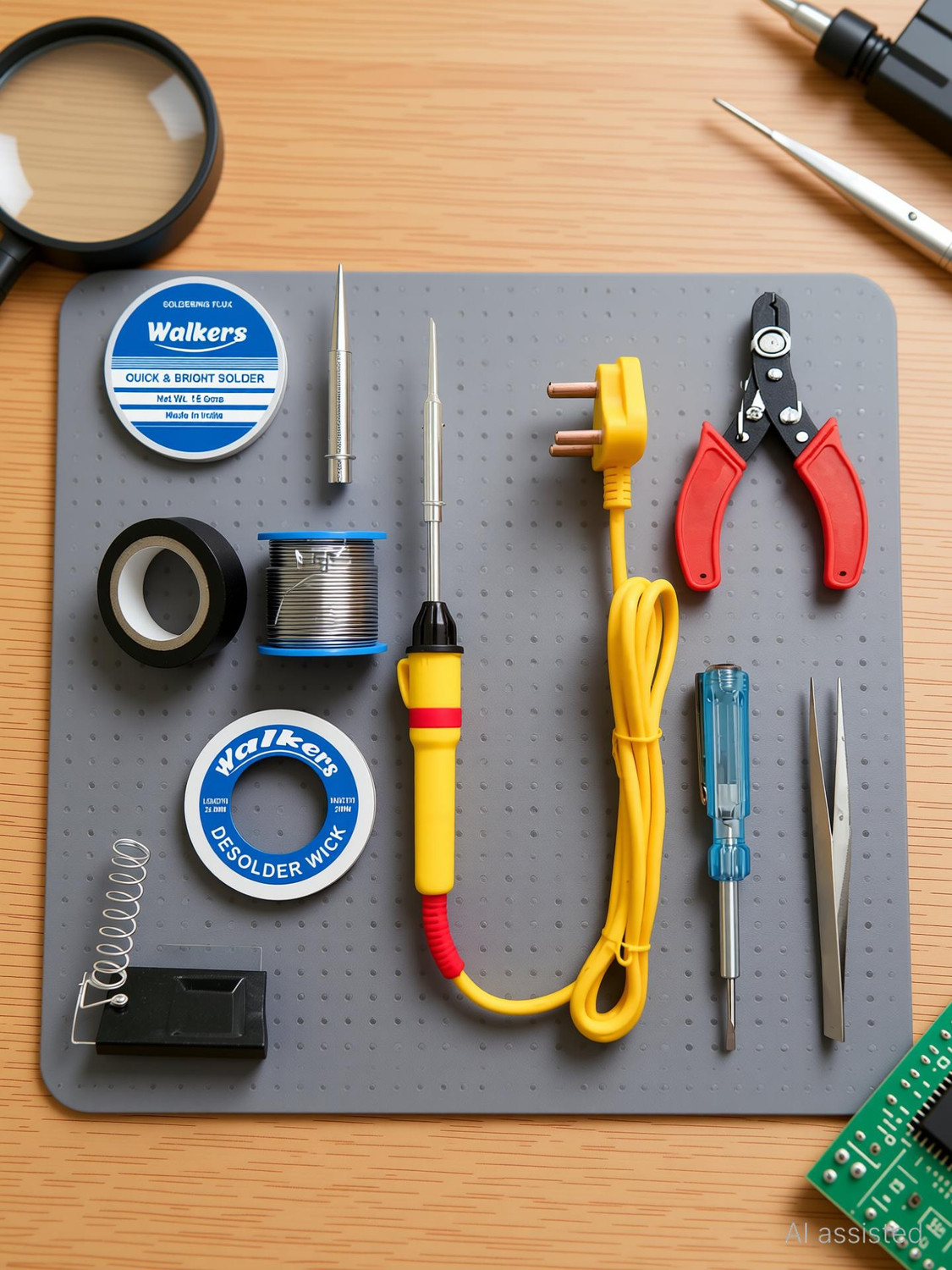 Image of Samcon REWORK MICRO SOLDERING IRON STATION 12 W Temperature Controlled (Pointed Tip)
