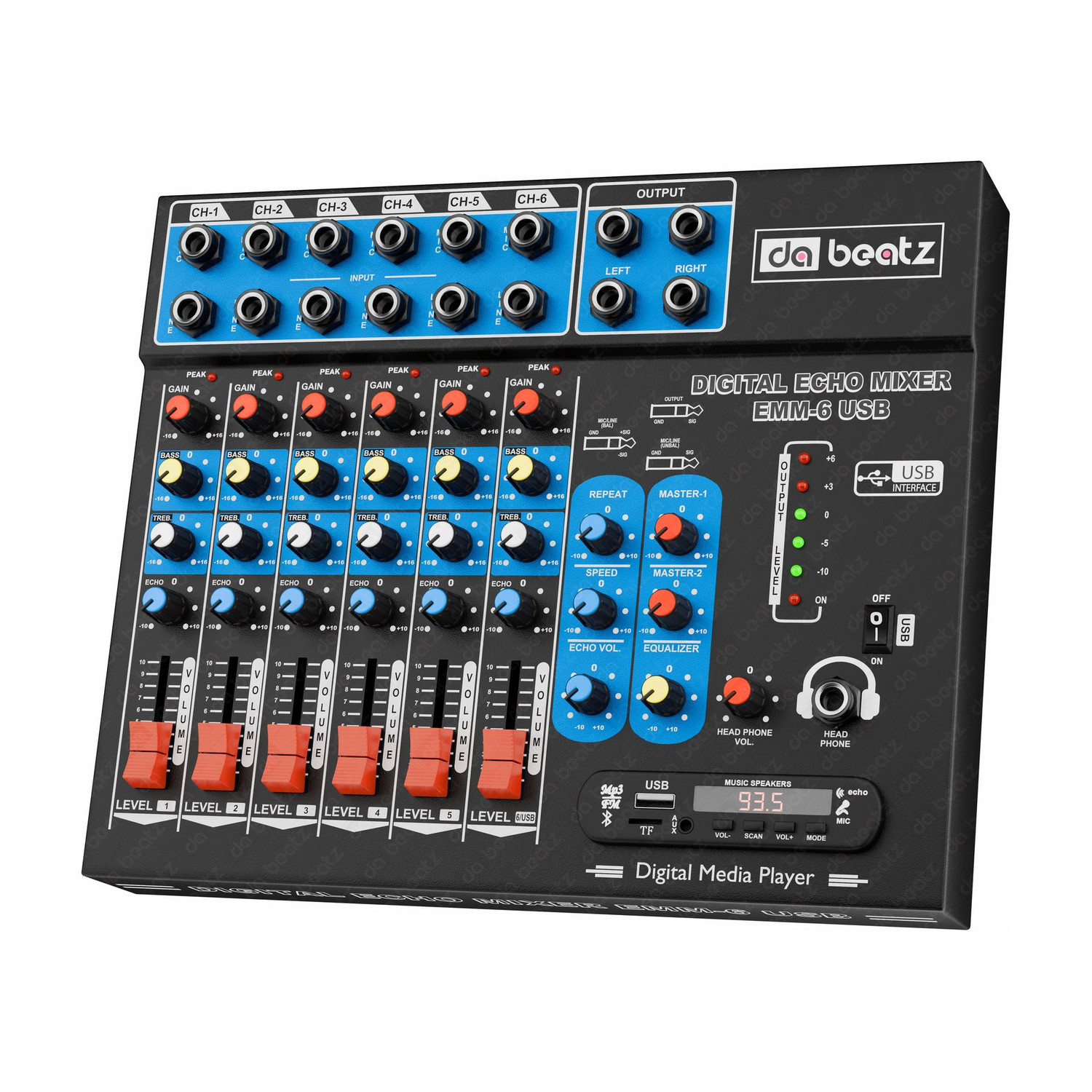Da.Beatz. EMM-6 6-Channel Mixer - Image 6
