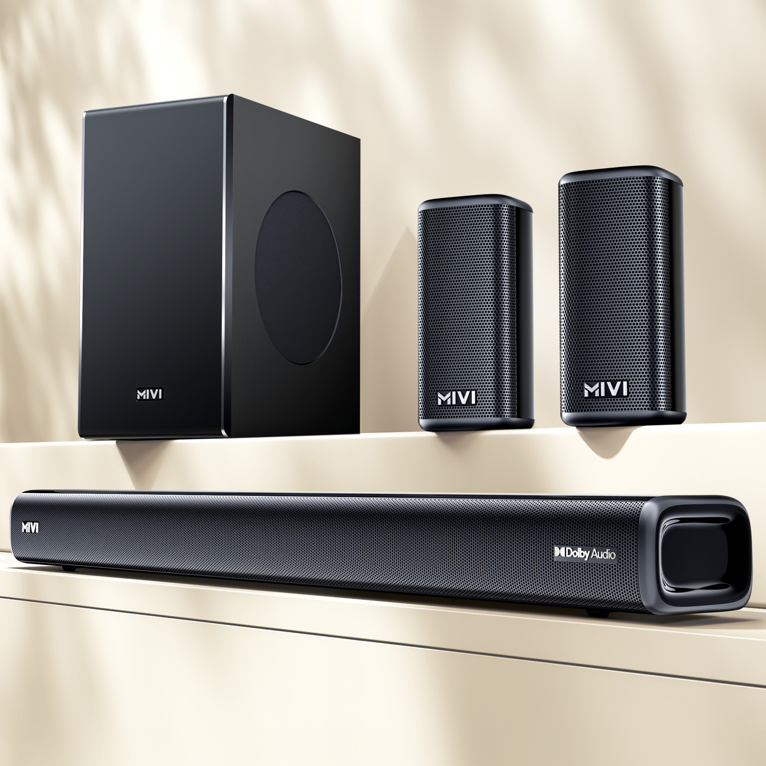 Mivi Fort H750 750W 5.1 Channel Bluetooth Soundbar - Image 1