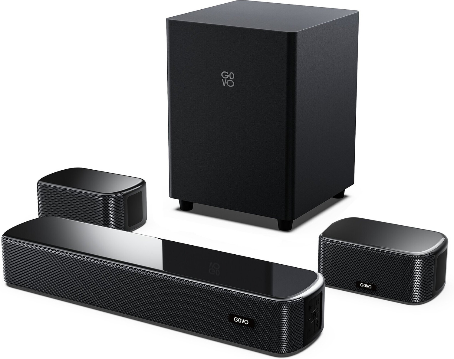 GOVO GoSurround 690 120W Bluetooth Soundbar Silver - Image 1