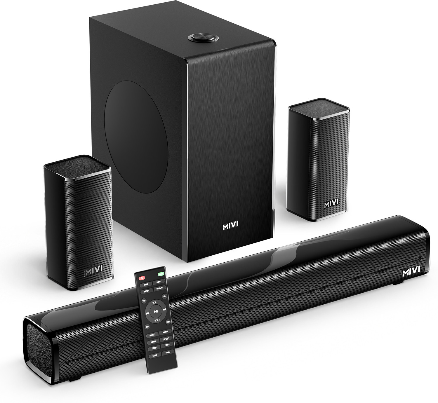 Buy Mivi Fort H350 350W 5.1 Channel Bluetooth Soundbar - Image 1