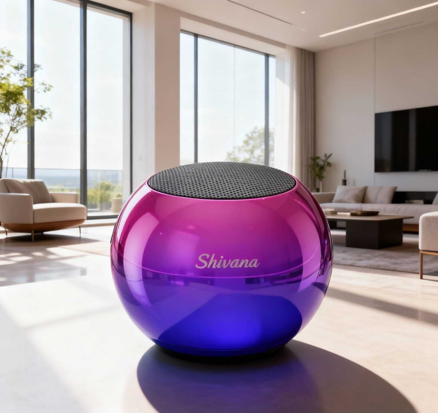 Image of FITRIC m4 mini boost Portable Bluetooth speaker F18 with Google & Siri Assistant Smart Speaker (Multicolor)
