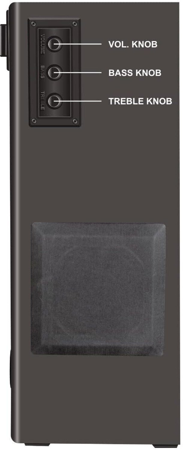 Image of TRONICA 1501 55 W Bluetooth Home Audio Speaker (Black, 2.1 Channel)