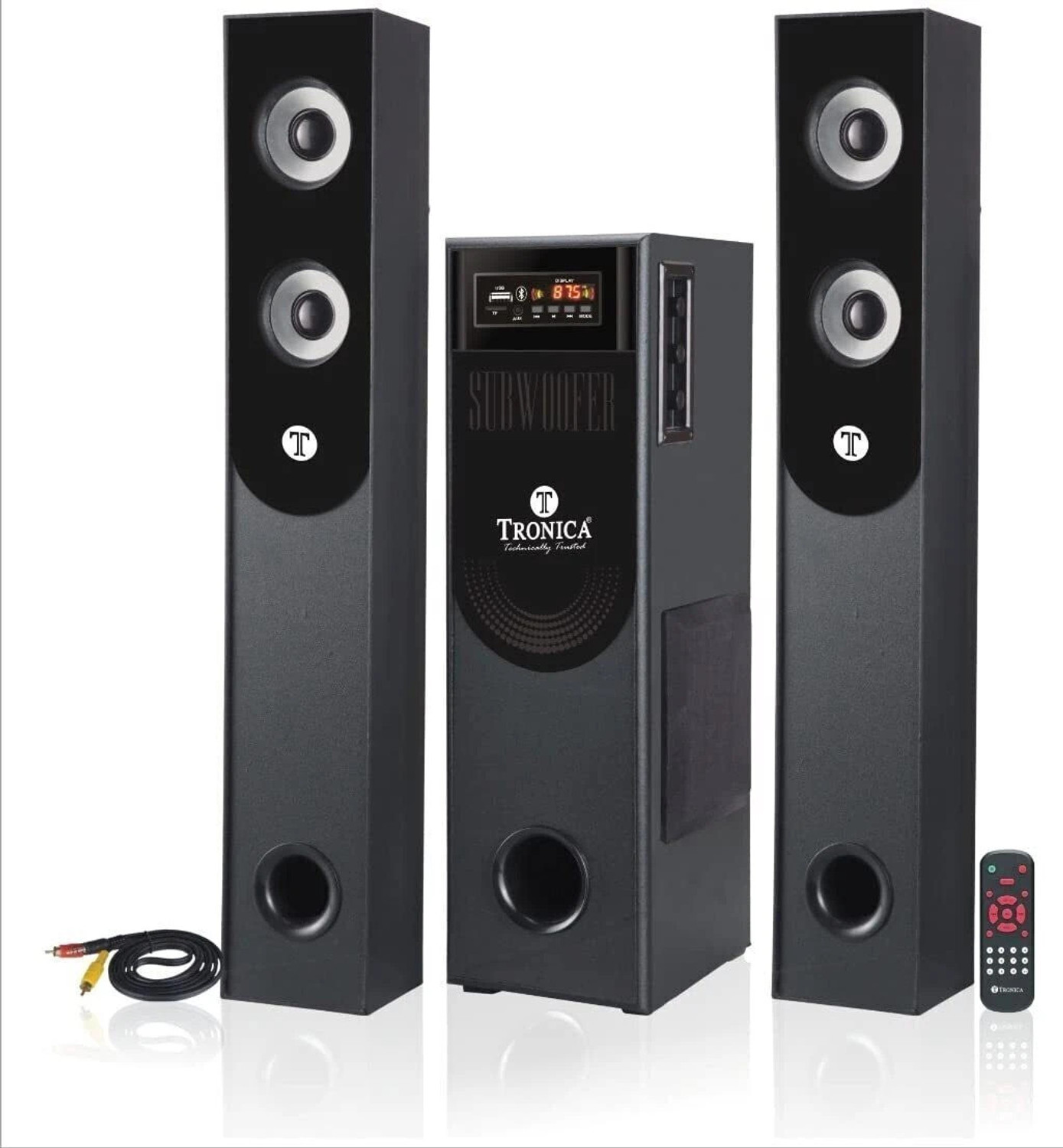 Image of TRONICA 1501 55 W Bluetooth Home Audio Speaker (Black, 2.1 Channel)