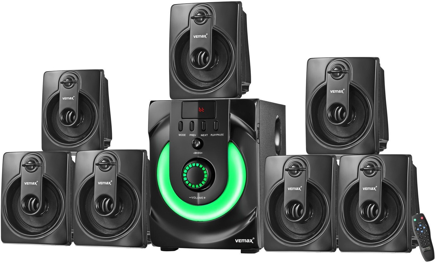 Image of IMPEX Lyric 5.1 45 W Bluetooth 45 W Bluetooth Home Theatre (Black, 5.1 Channel)