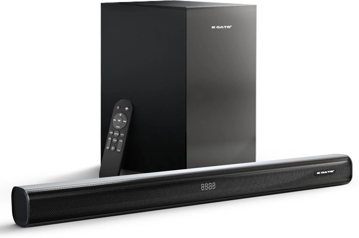 Image of Callmate EchoBass With In-Built 2 Subwoofers and Speaker 20 W Bluetooth Soundbar (Black, 5.2 Channel)