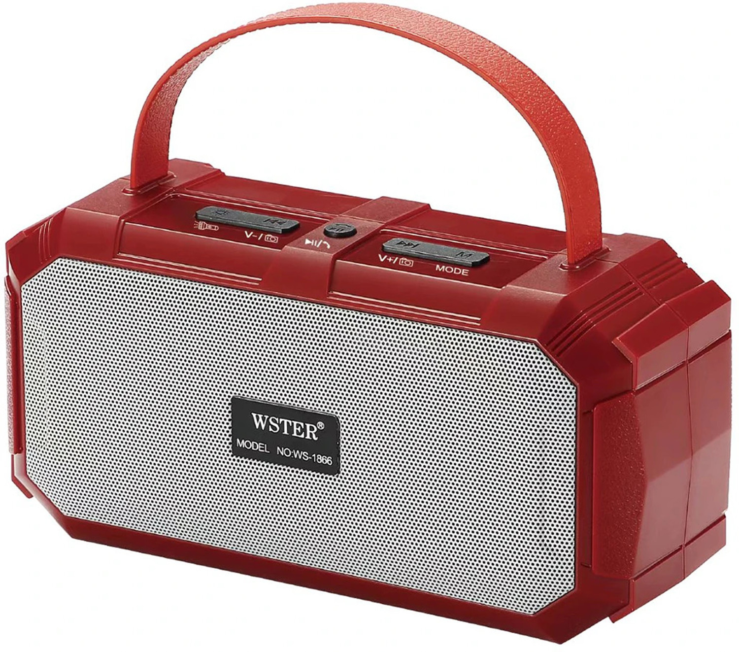 Image of Jmax Portable BT Speaker| 7W, FM,LED Torch USB /TF /AUX, - Outdoor Travel Music System 7 W Bluetooth Speaker (Blue, Stereo Channel)