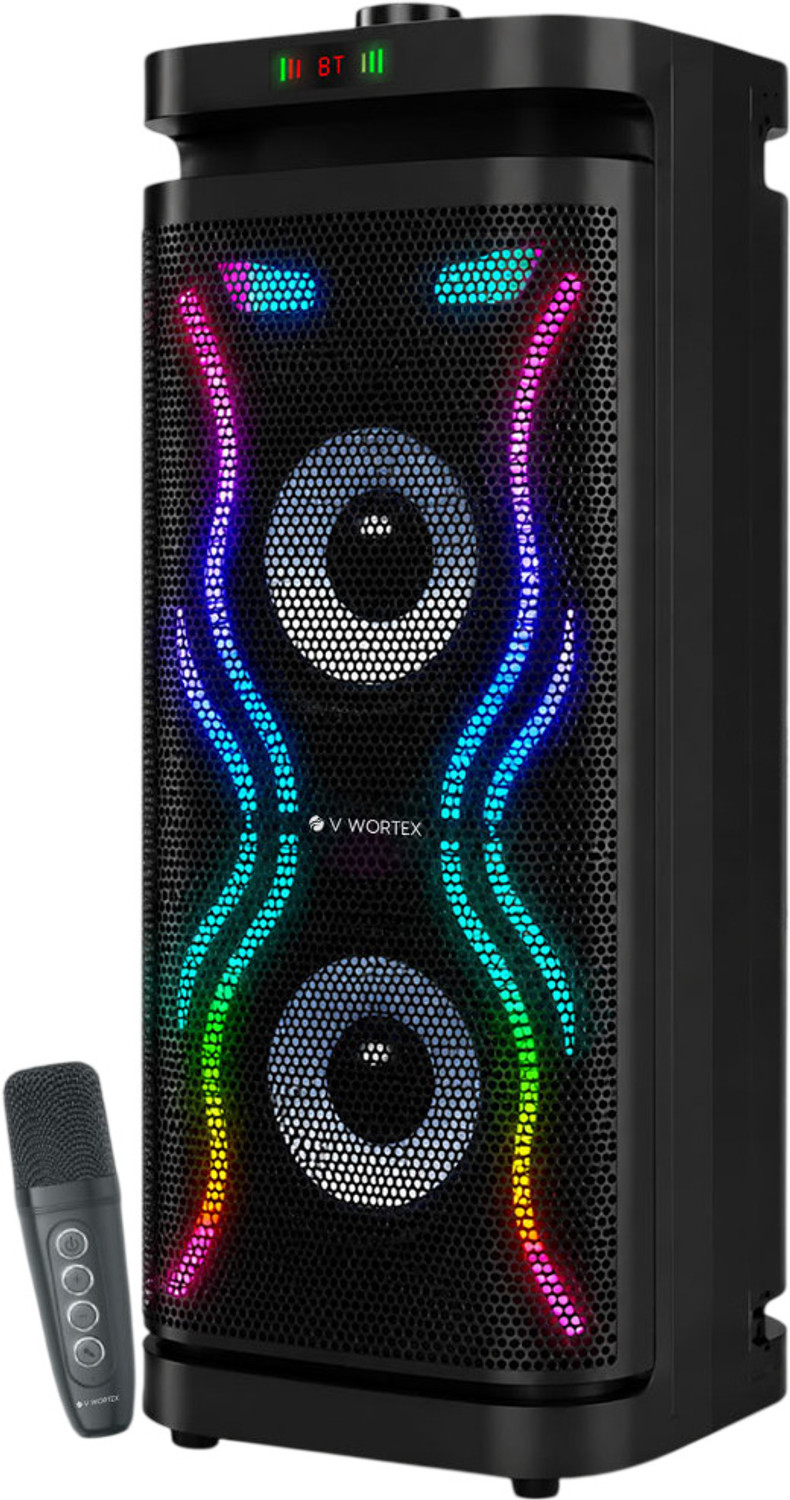 V WORTEX Party Speaker with Wireless Mic - Image 1
