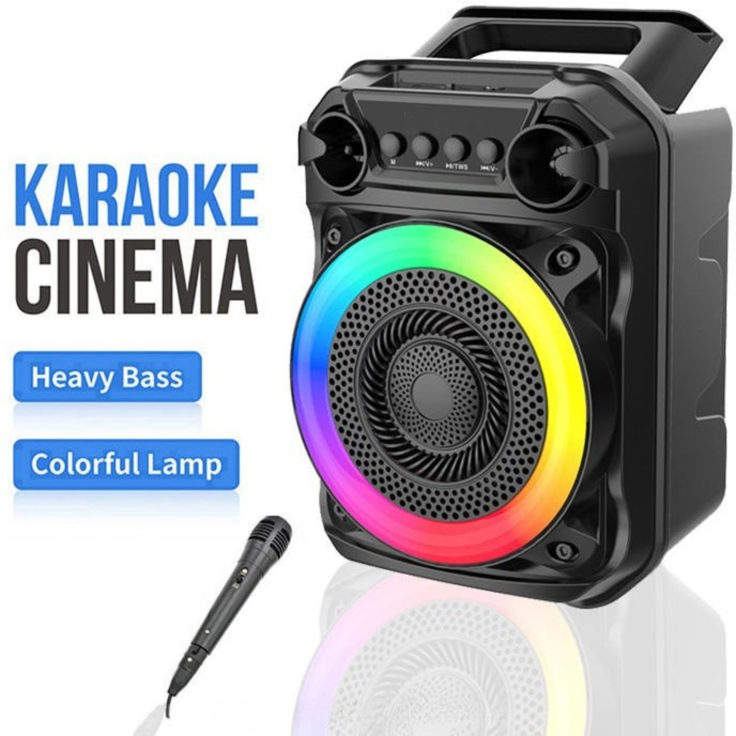 Image of artis BT912 Wireless Trolley Speaker with USB /FM /TF card Reader /AUX In /Mic In 60 W Portable Bluetooth Party Speaker (Black, Stereo Channel)
