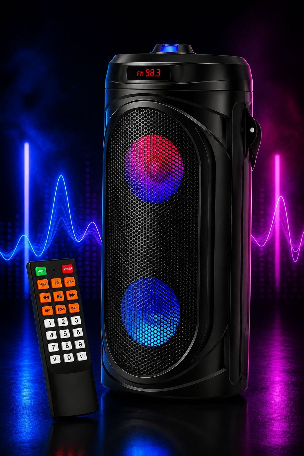 ZEKLY 40W Bluetooth Tower Speaker - Image 6