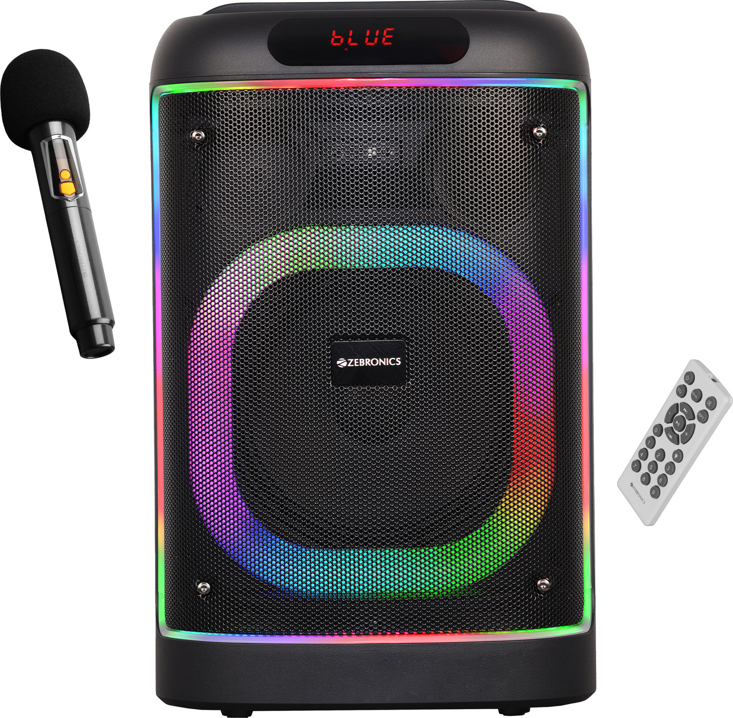 ZEBRONICS Bash (KSPK 1), Upto 6 Hours Playback, BTv5.0 | USB | mSD | AUX | TWS 60 W Bluetooth Speaker