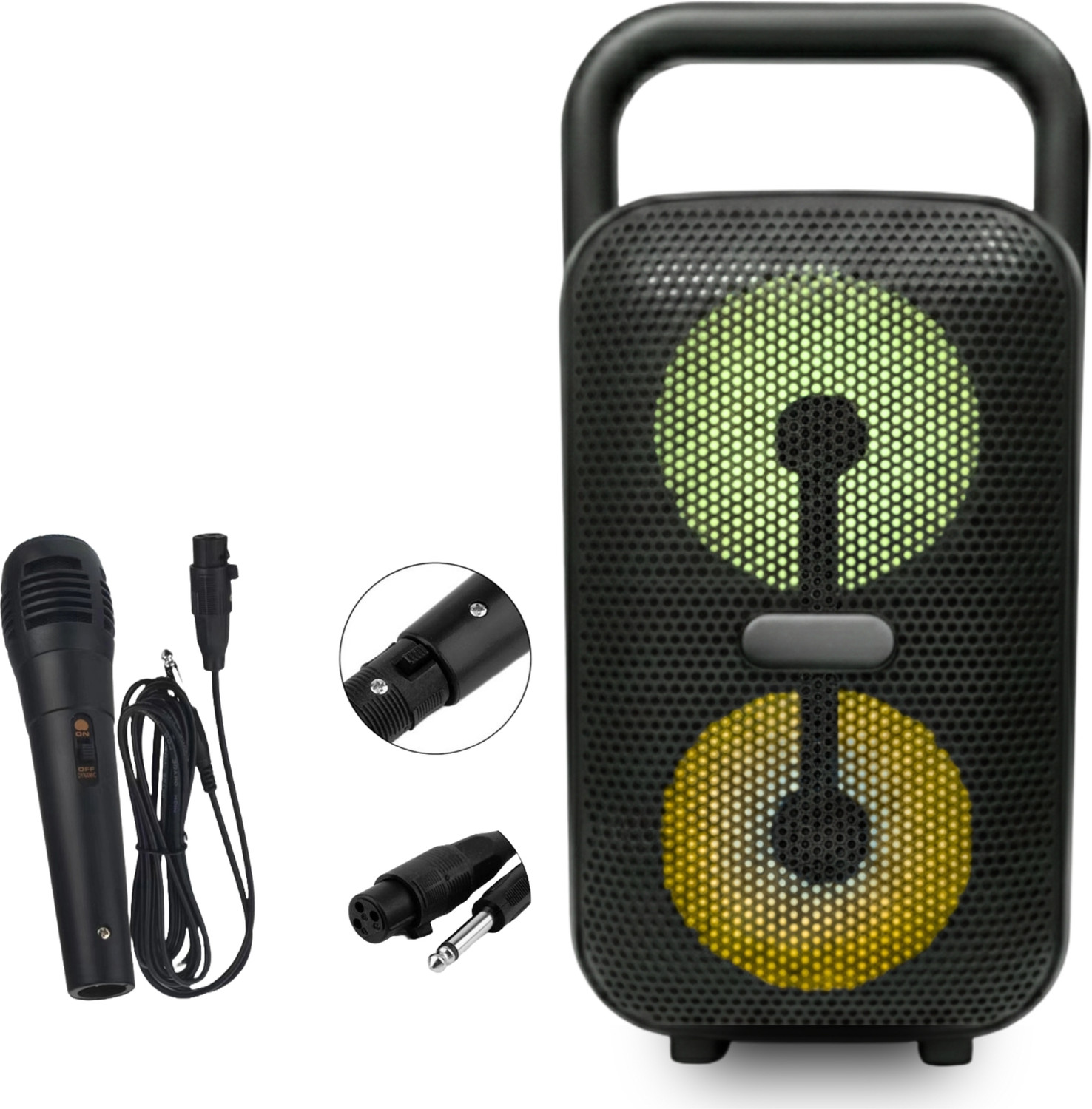 Image of artis BT912 Wireless Trolley Speaker with USB /FM /TF card Reader /AUX In /Mic In 60 W Portable Bluetooth Party Speaker (Black, Stereo Channel)