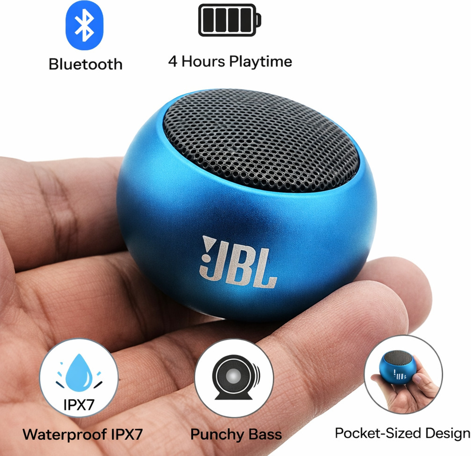 Image of TECHWEAR with Google & Alexa Assistant Smart Speaker (Multicolor)