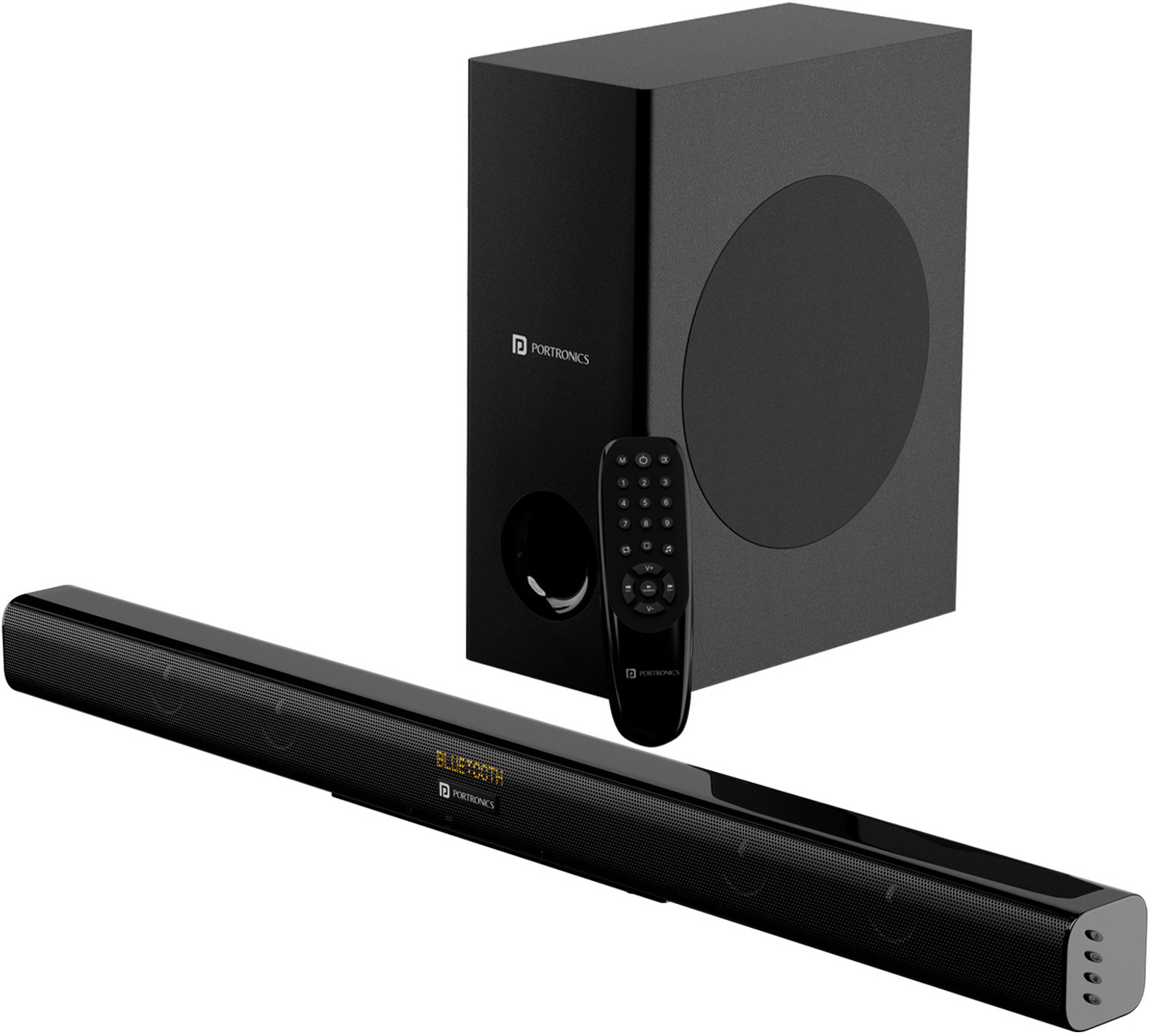 Image of boAt AAVANTE AURA PLUS 160 W Bluetooth Soundbar (Premium Black, 2.1 Channel)