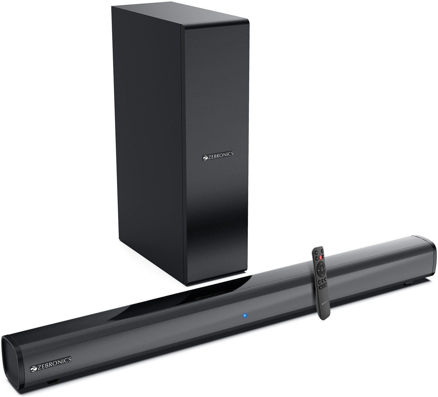 Image of Blaupunkt SBW Chicago 20 Soundbar I HDMI-ARC I Bluetooth I AUX I USB 120 W Bluetooth Home Audio Speaker (Black, 2.1 Channel)