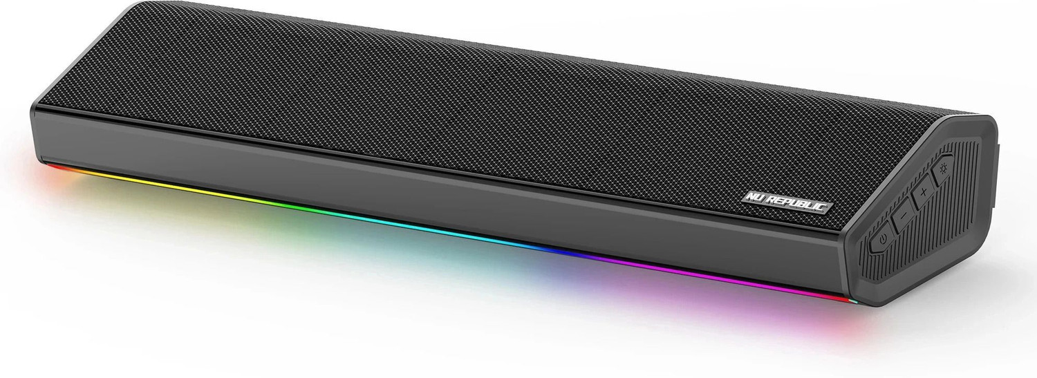 Image of FXI A100 Dynamic Thunder Sound With 2400mAh Battery 6hr Playtime, V5.3, Tv Pc Laptop 10 W Bluetooth Soundbar (Black, Stereo Channel)