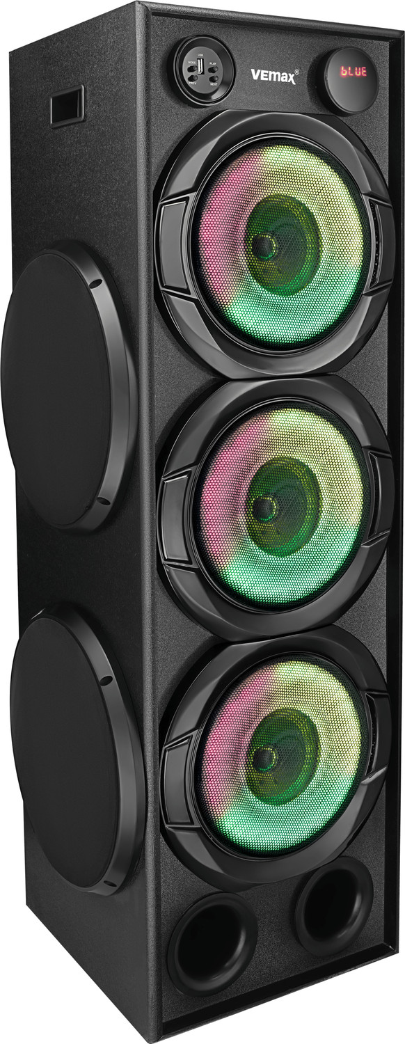 Image of FUNNDANCE-FND Singham DJ Tower 135 W Bluetooth Tower Speaker (Black, 5.1 Channel)
