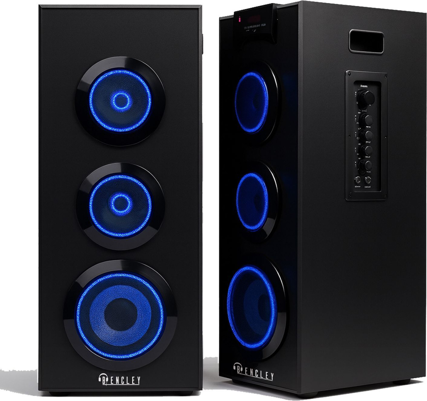 Bencley SUPERME Double Tower 195 W Bluetooth Tower Speaker (Black, 4.2 Channel) - Image 1