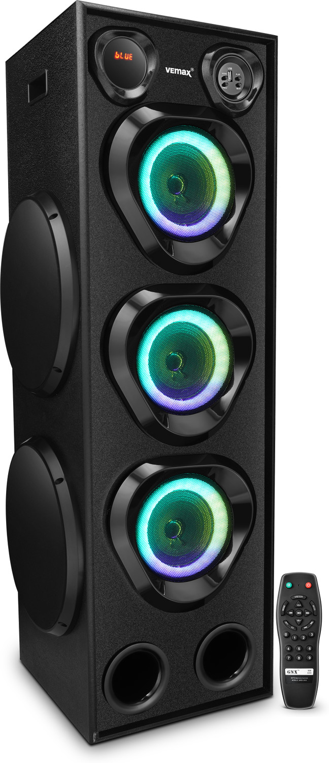Image of FUNNDANCE-FND Singham DJ Tower 135 W Bluetooth Tower Speaker (Black, 5.1 Channel)