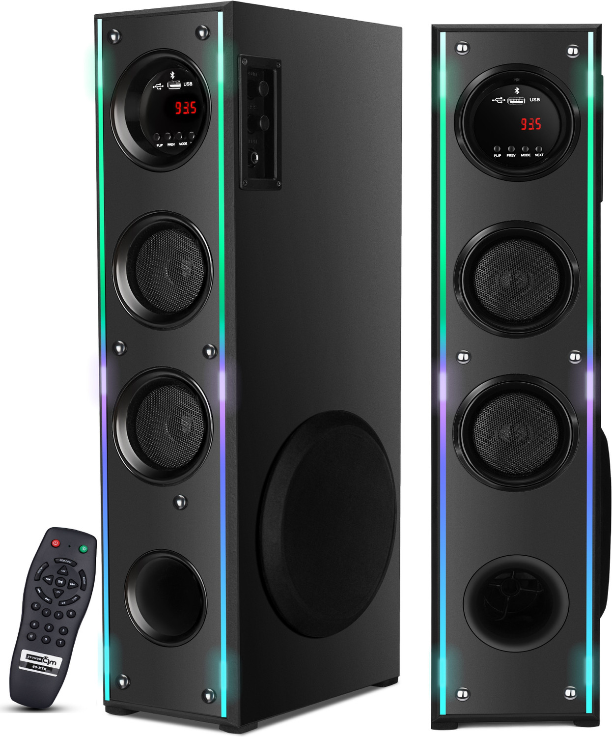 RZG Tower Speaker Dj System Home Theater 120W Bluetooth - Image 1