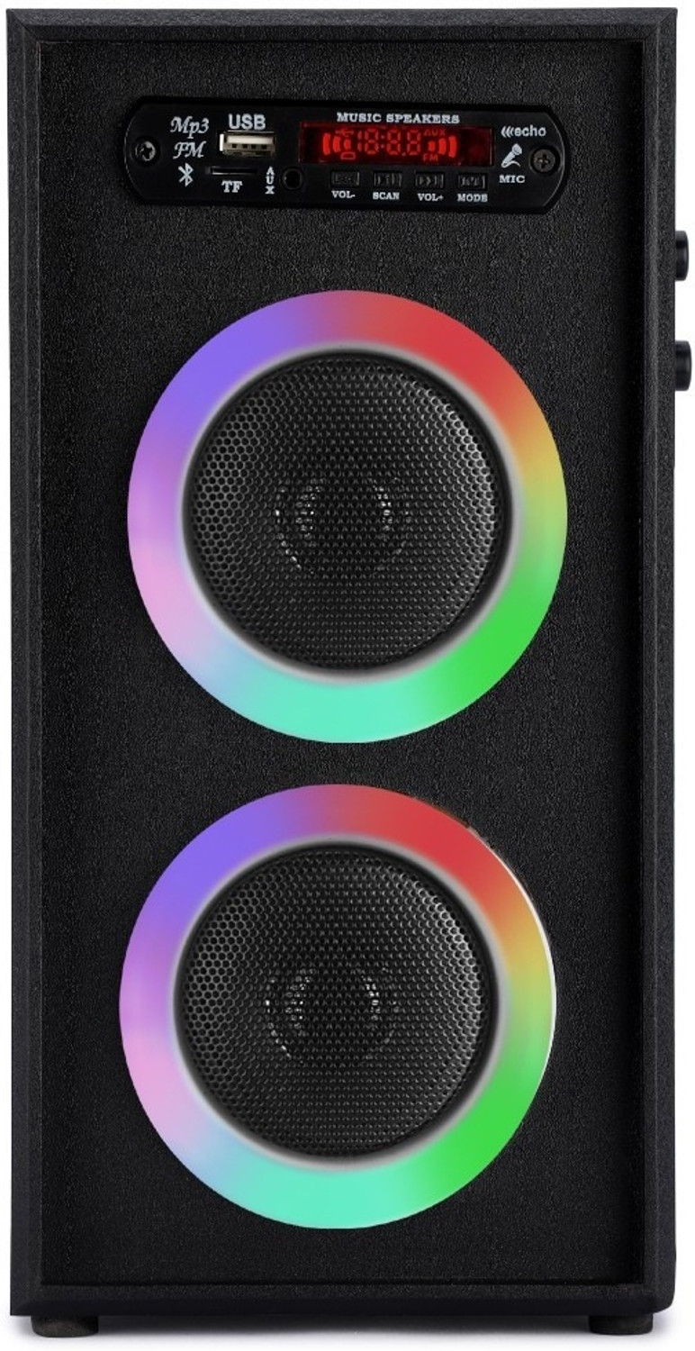 Quaranel 7JF-JK 40W Bluetooth Tower Speaker (Black, 3 Channel) - Image 1
