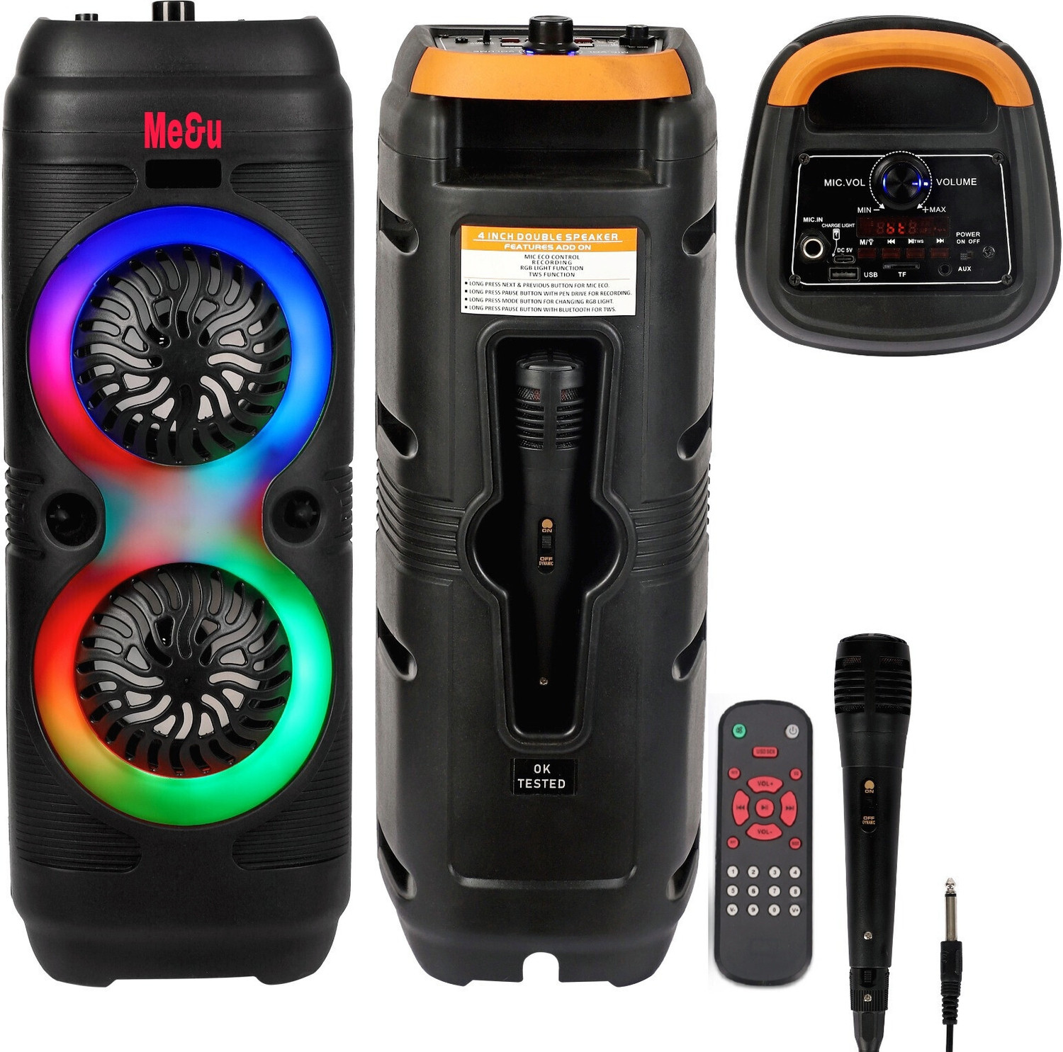 Image of boAt Partypal 390 /PartyPal 400 159 W Bluetooth Speaker (Space Black, Mono Channel)