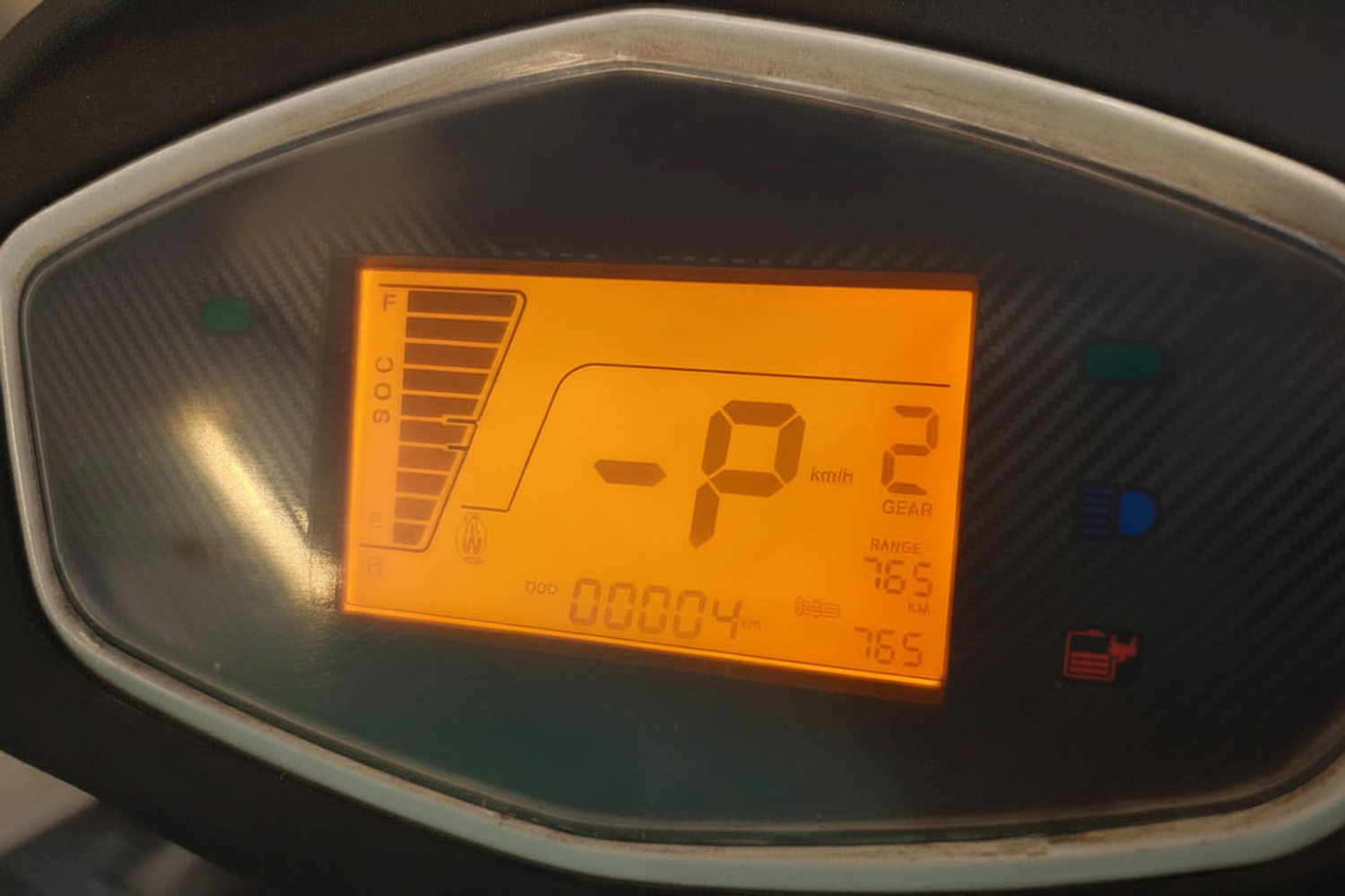 Image of speedmet Speedometer Can Type Fast F2F /F2B /F3 /F4 | Digital Speedfor EV Two-Wheelers Digital Speedometer (Universal For Bike F3)