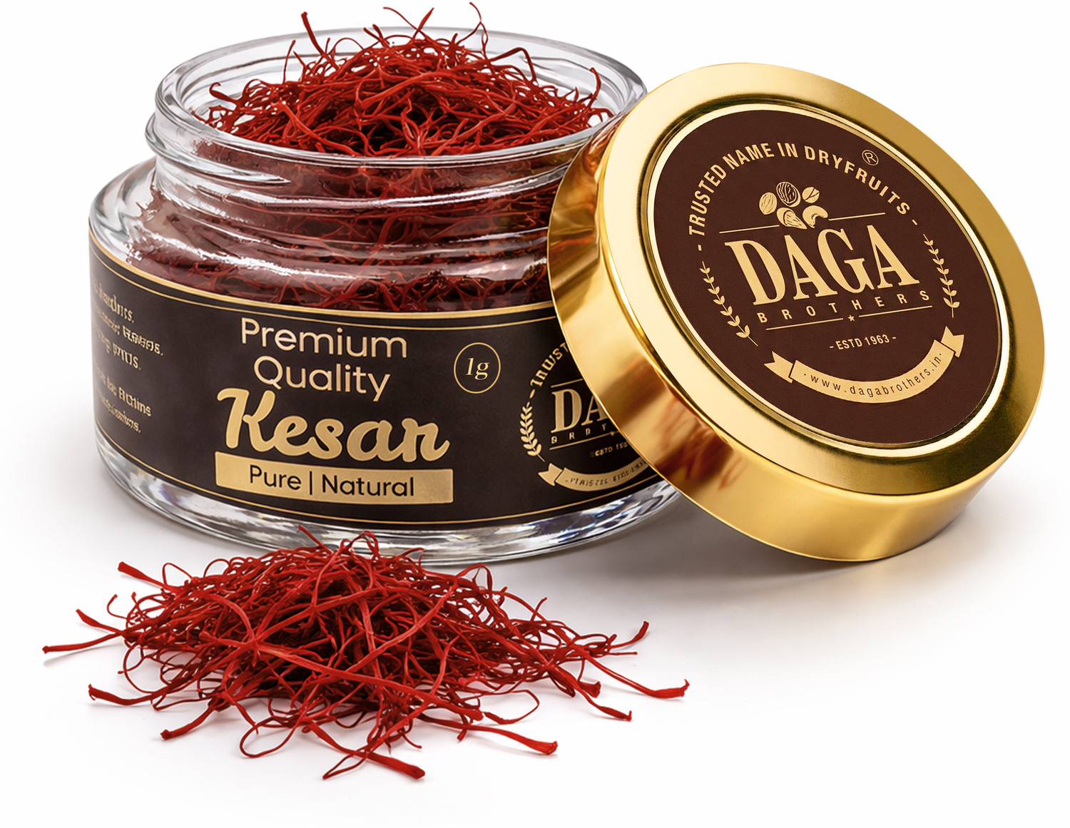 Image of Daga Brothers Premium No Sugar Dry Fruit Powder, Farm-Sourced Nuts & Dry Fruits Blend, 40gm (40 g)