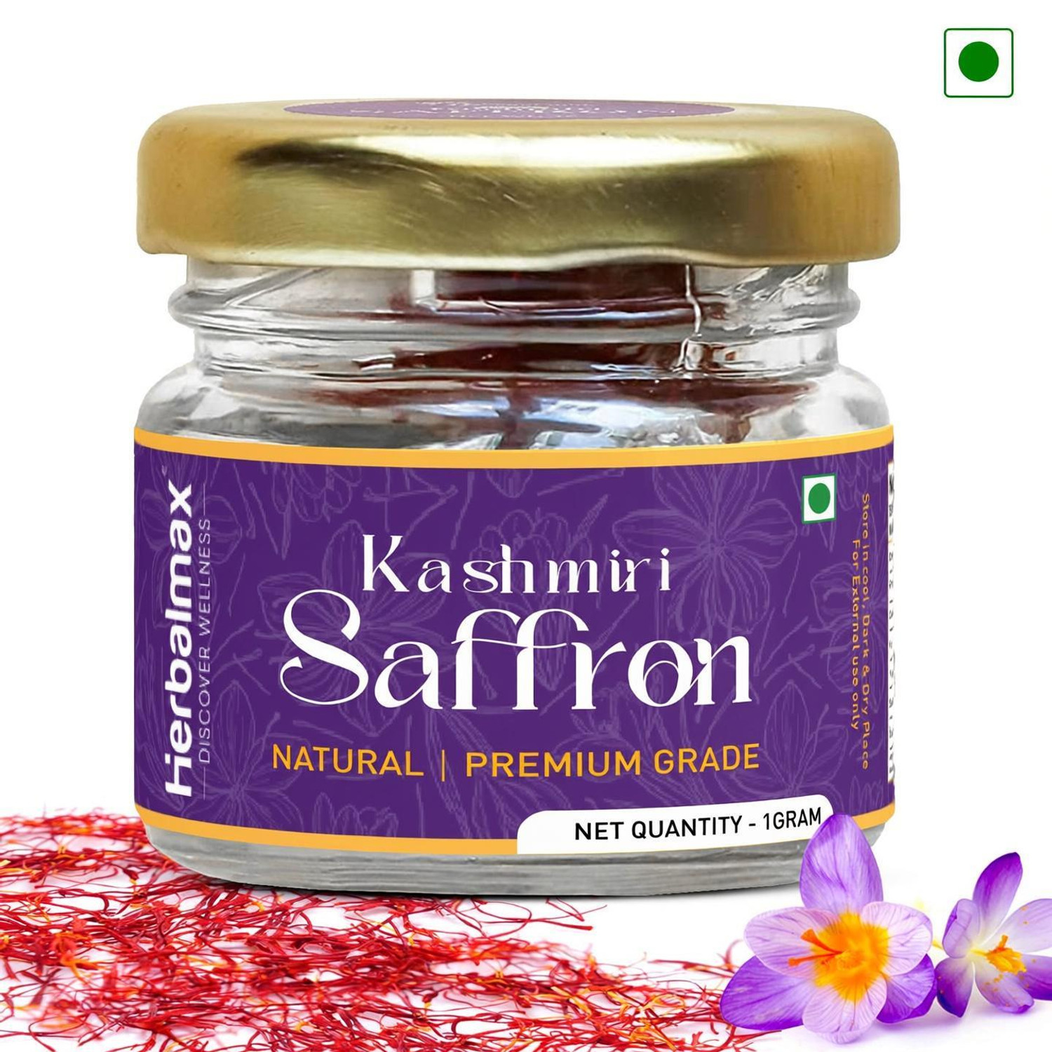 Image of SAFFROCUS Kashmiri Saffron Pure Kesar ,Premium Kesar for Cooking, Pooja (6 g)