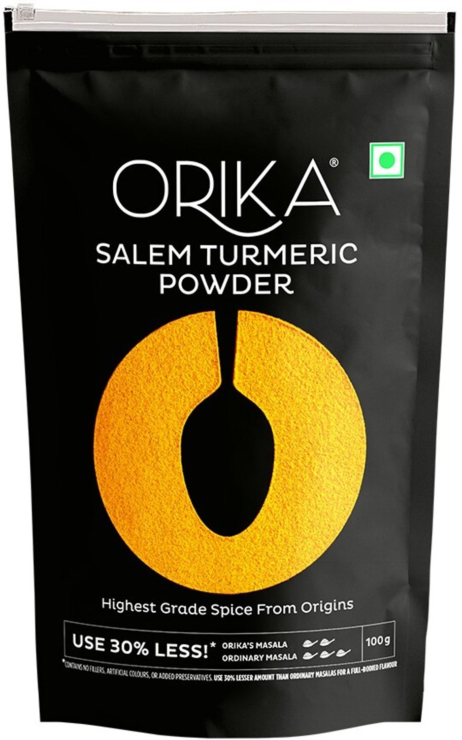 Image of looms & weaves Curcumin Lakadong Turmeric Powder - 100gm (100 g)