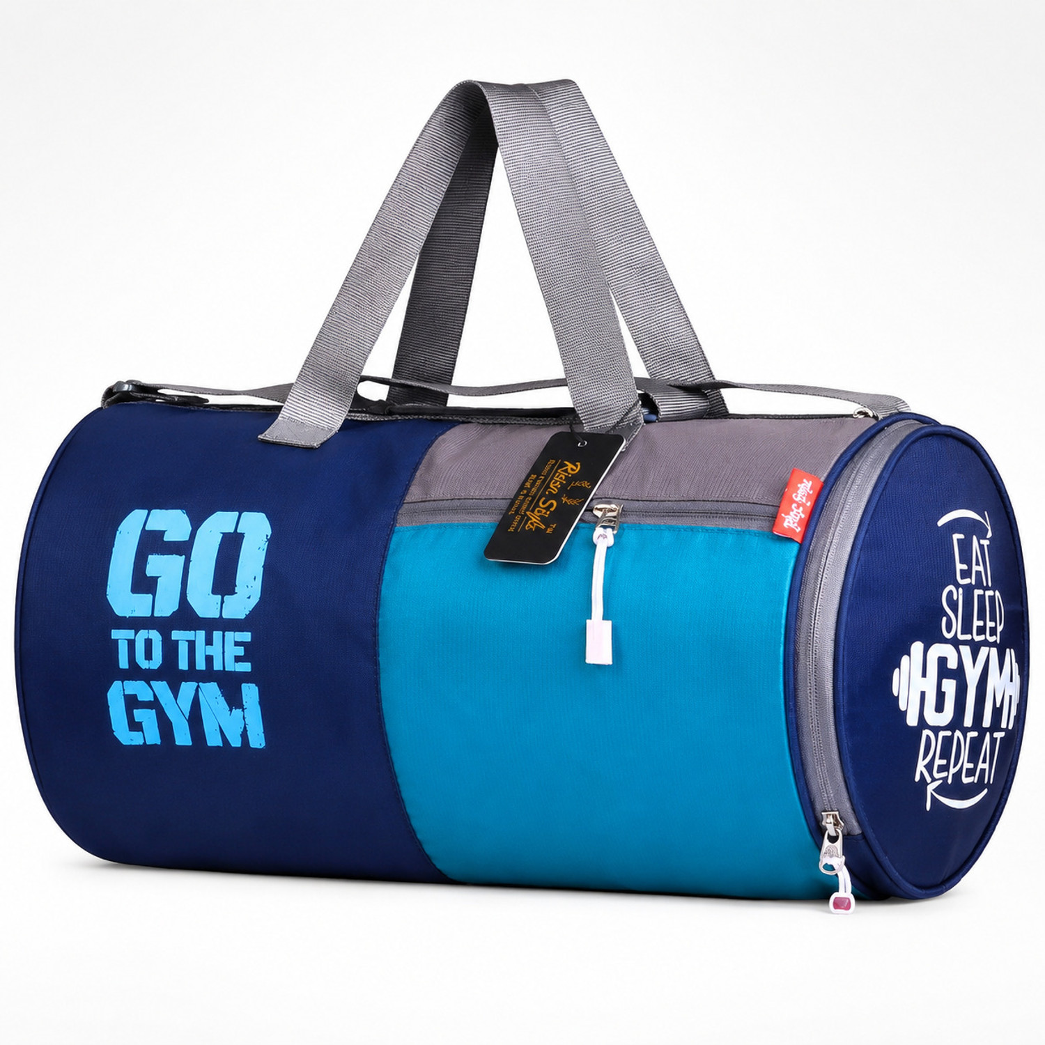 Image of Sfane Men & Women Good Vibes Black Gym Bags , Sports Duffle Bag. (Black, Kit Bag)