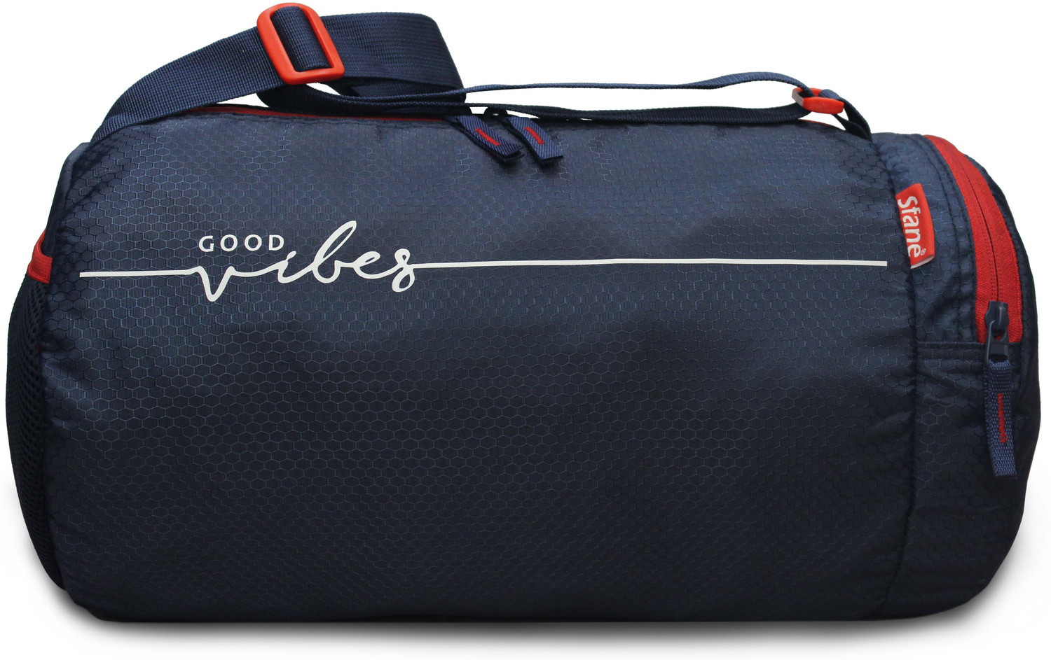 Image of Sfane Men & Women Good Vibes Black Gym Bags , Sports Duffle Bag. (Black, Kit Bag)