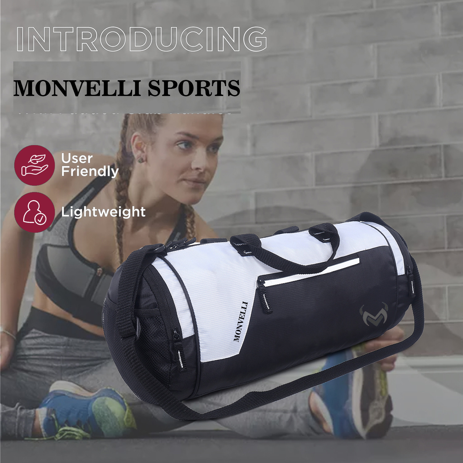 Image of MONVELLI For Gym And Indoor Outdoor sports . (Kit Bag)