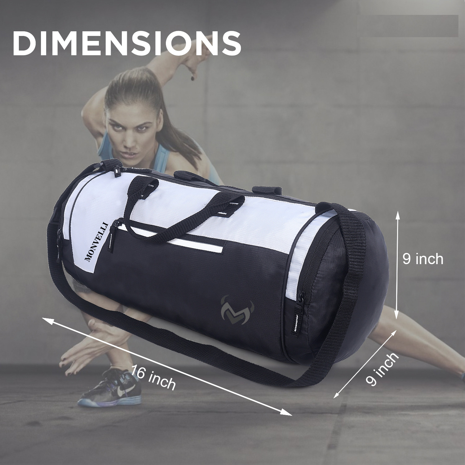 Image of MONVELLI For Gym And Indoor Outdoor sports . (Kit Bag)