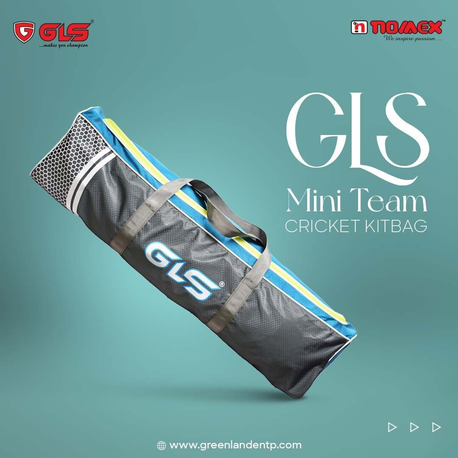 Image of GLS MINI TEAM CRICKET BAG (COLOR MAY VERY) (Multicolor, Kit Bag)