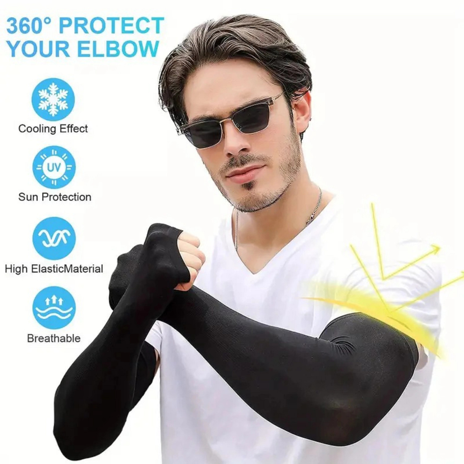 AJROBE Arm Sleeves for Cycling - Image 6