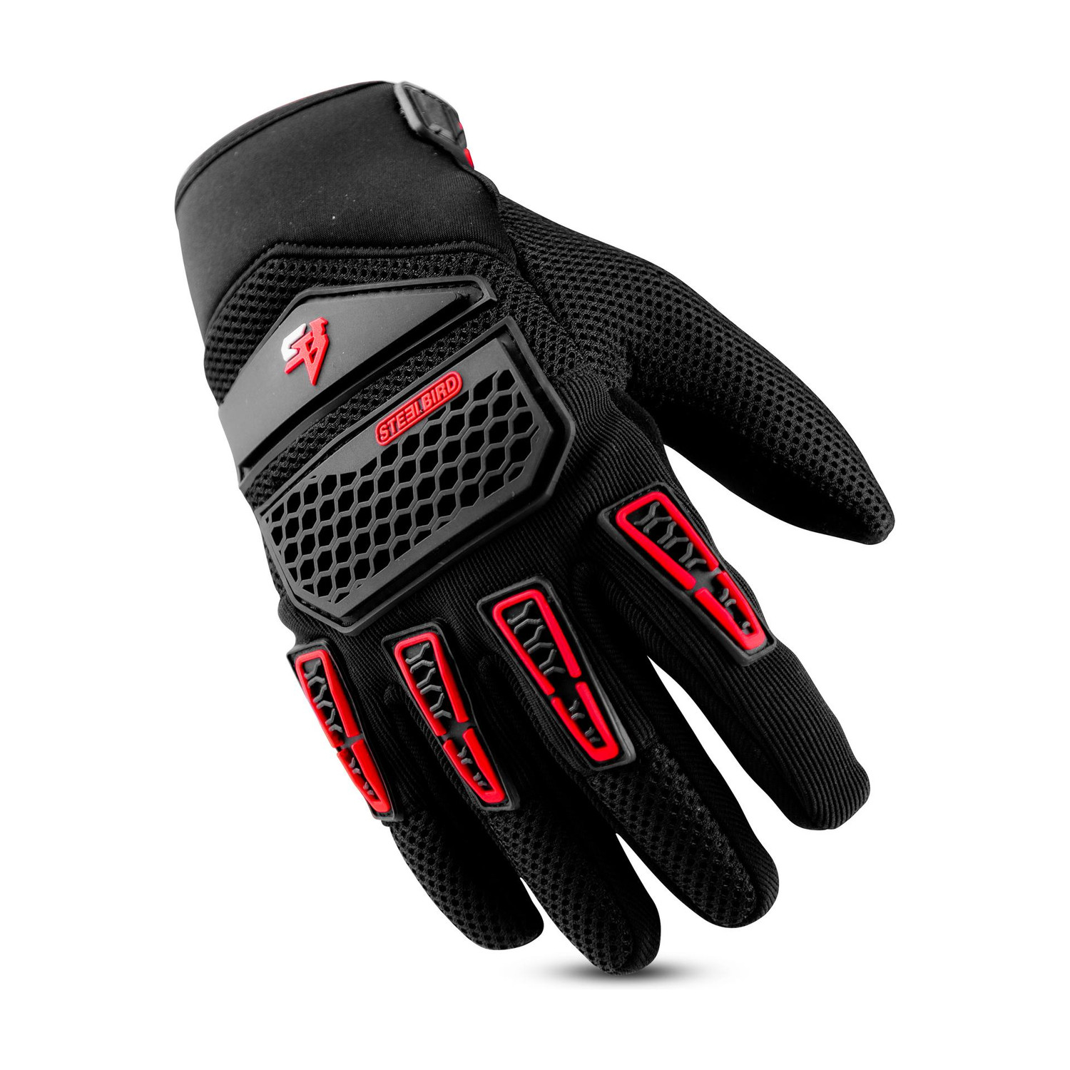 Steelbird Adventure A-2 Full Finger Bike Gloves - Image 1