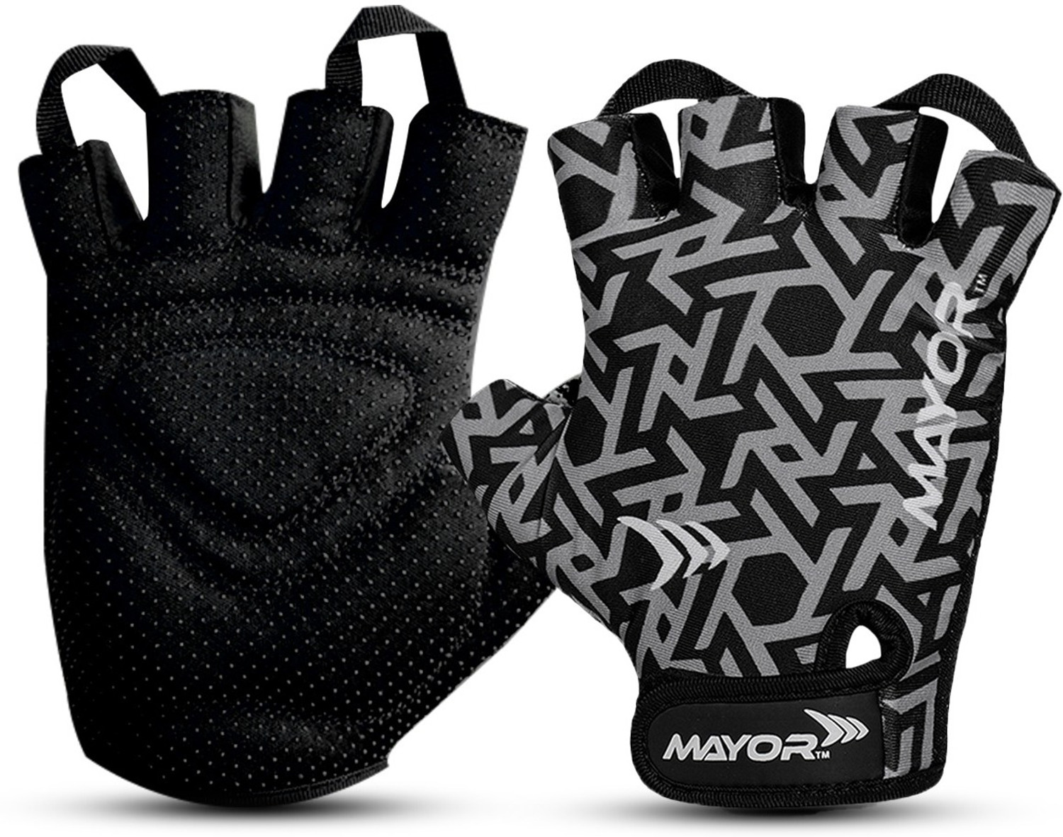 Image of MAYOR Mercury Gym Gloves Gym & Fitness Gloves (Black, Orange)