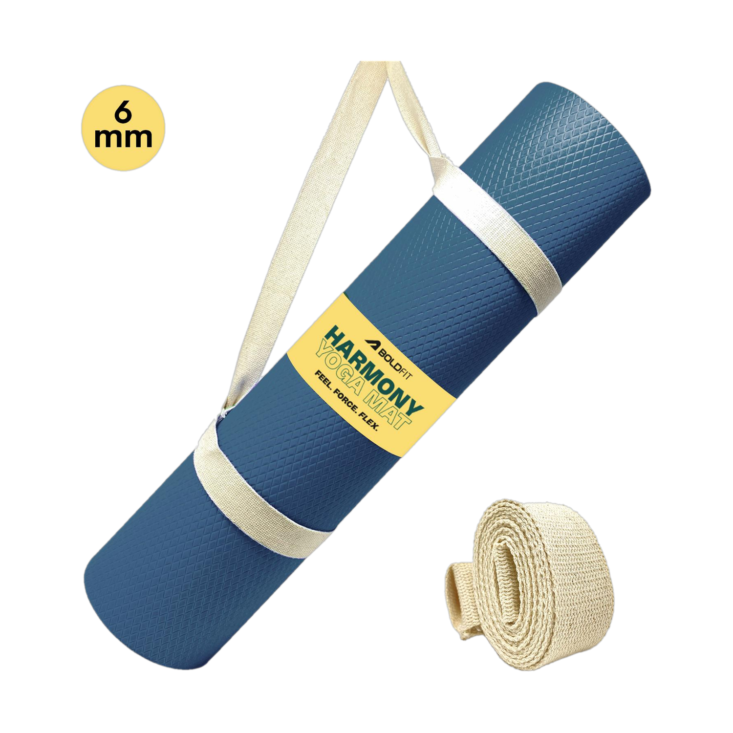 Image of hoin TPE Green 6 mm Yoga Mat