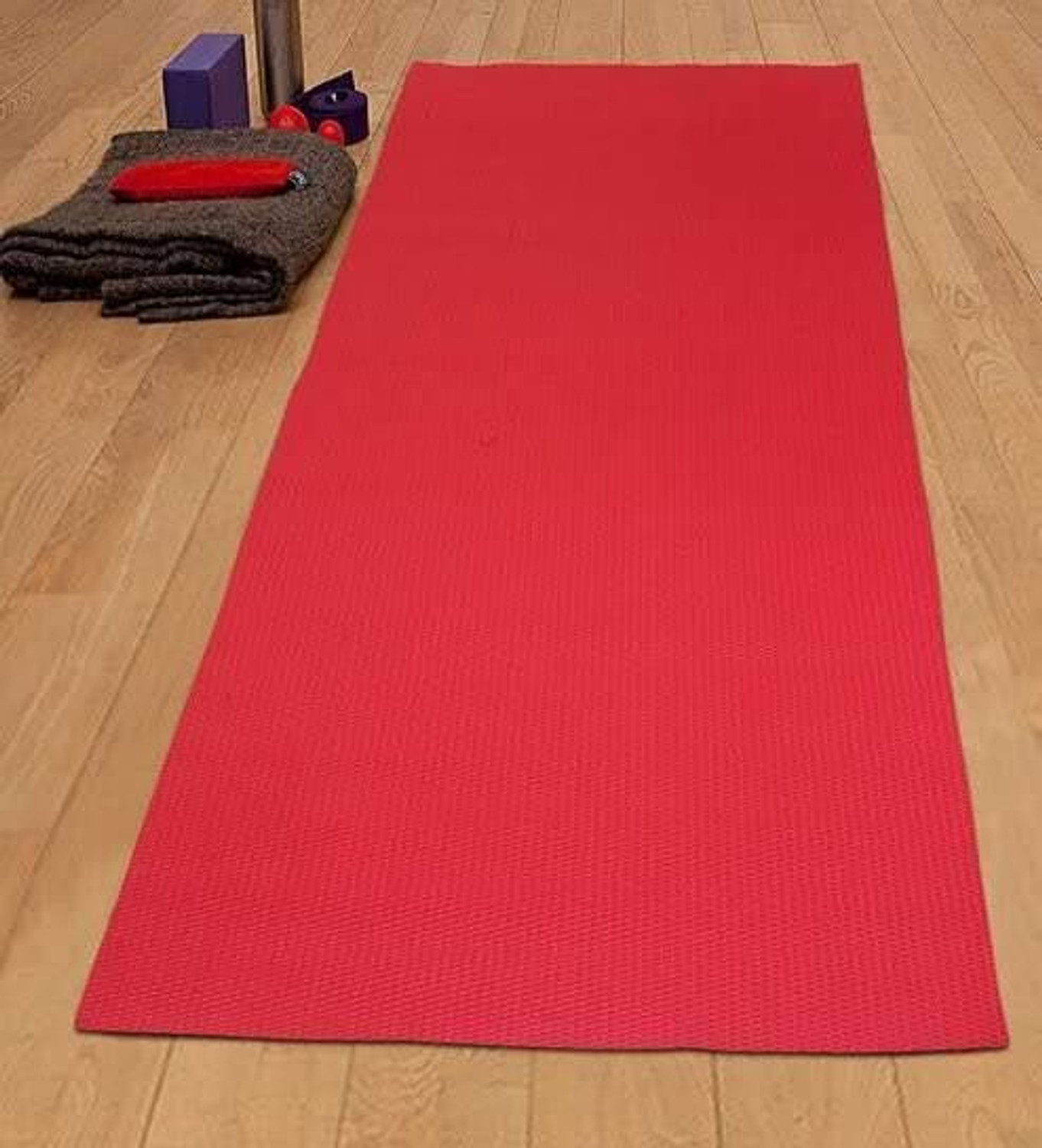 Image of Quick Shel 100%EVA Eco Friendly Mat, Exercise & Gym Mat With Yoga Strap Green 6 mm Yoga Mat