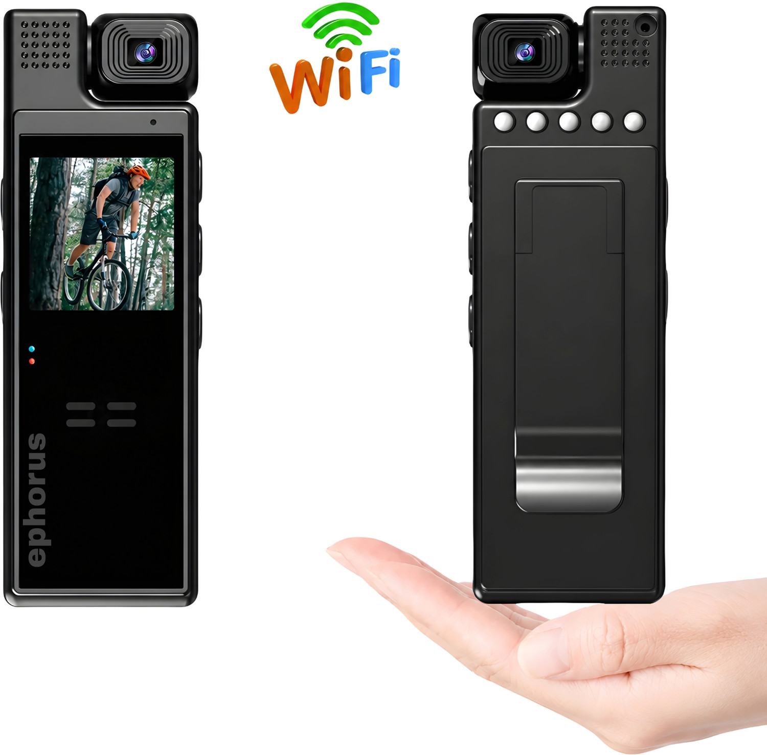 ephorus Pro Series Professional 1920P×1080P HD Body Camera with Display Screen, 180° Rotating Lens Sports and Action Camera Price in India - Buy ephorus Pro Series Professional 1920P×1080P HD Body Camera with Display Screen, 180° Rotating Lens Sports and Action Camera online at Flipkart.com