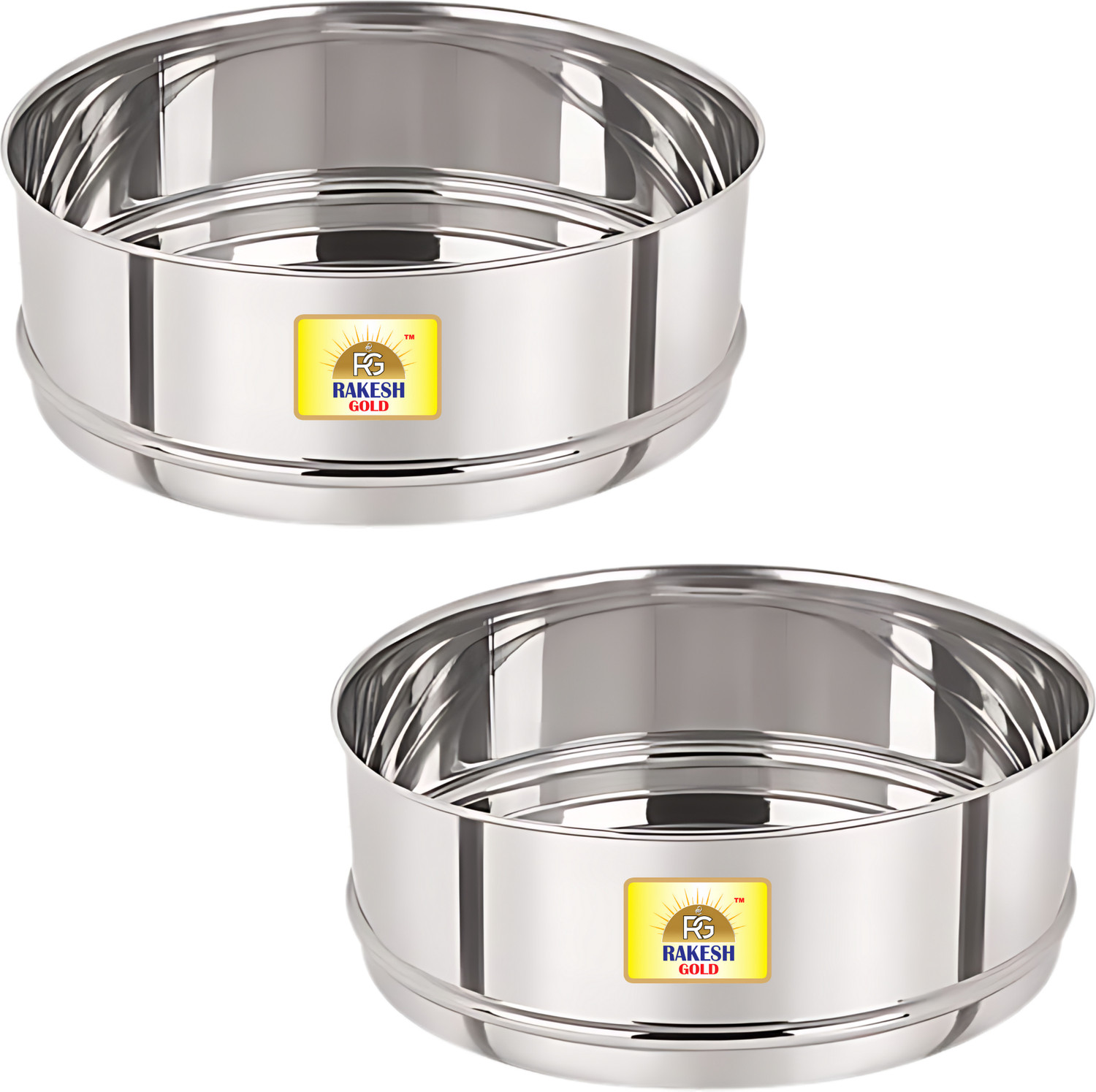 Image of Rakesh Gold Stainless Steel cooker container, cooker separator for 3 Litre Inner Lid Cooker Stainless Steel Steamer (3 L)